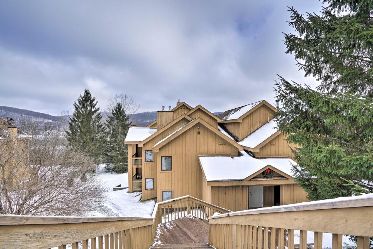 Ski-Inandout And Golf Condo With Aandc At Holiday Valley! Ellicottville Bagian luar foto